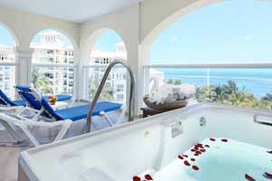 Junior Suite Sea Front View with Hot Tub